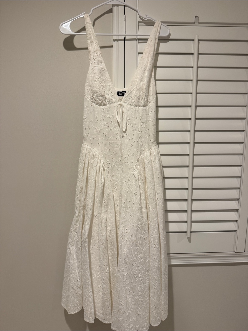 BABYBOO MONROE MIDI DRESS - IVORY